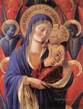 Benozzo Gozzoli Painting - La Virgen y el Niño 2 Benozzo Gozzoli
